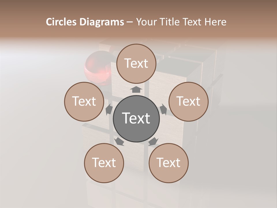 Puzzle Bauen Baustein PowerPoint Template