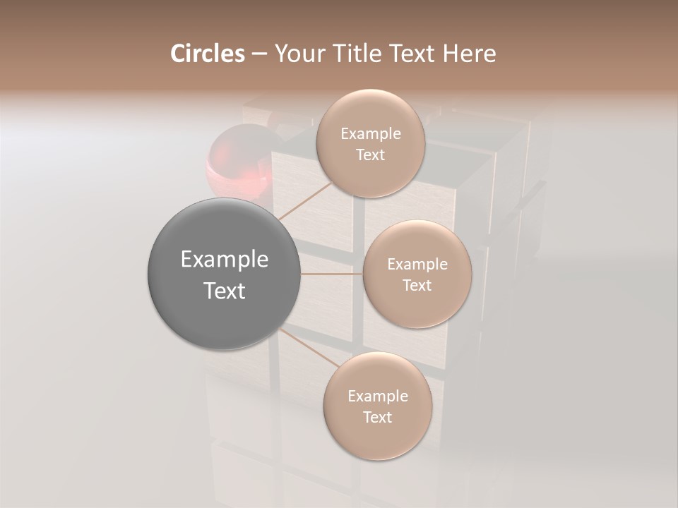 Puzzle Bauen Baustein PowerPoint Template