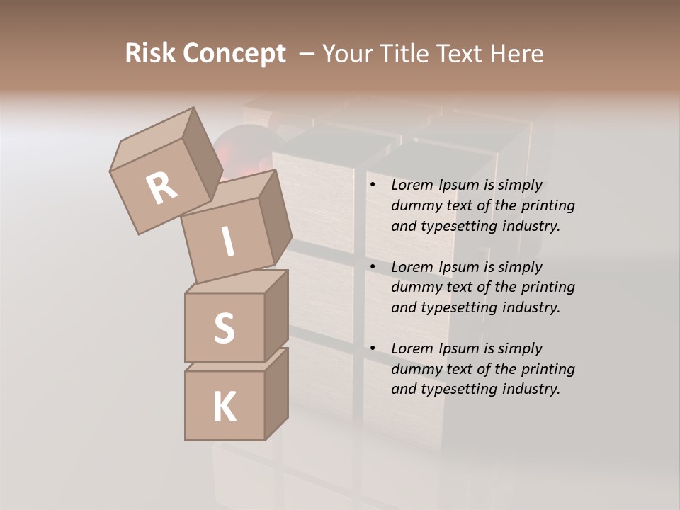 Puzzle Bauen Baustein PowerPoint Template