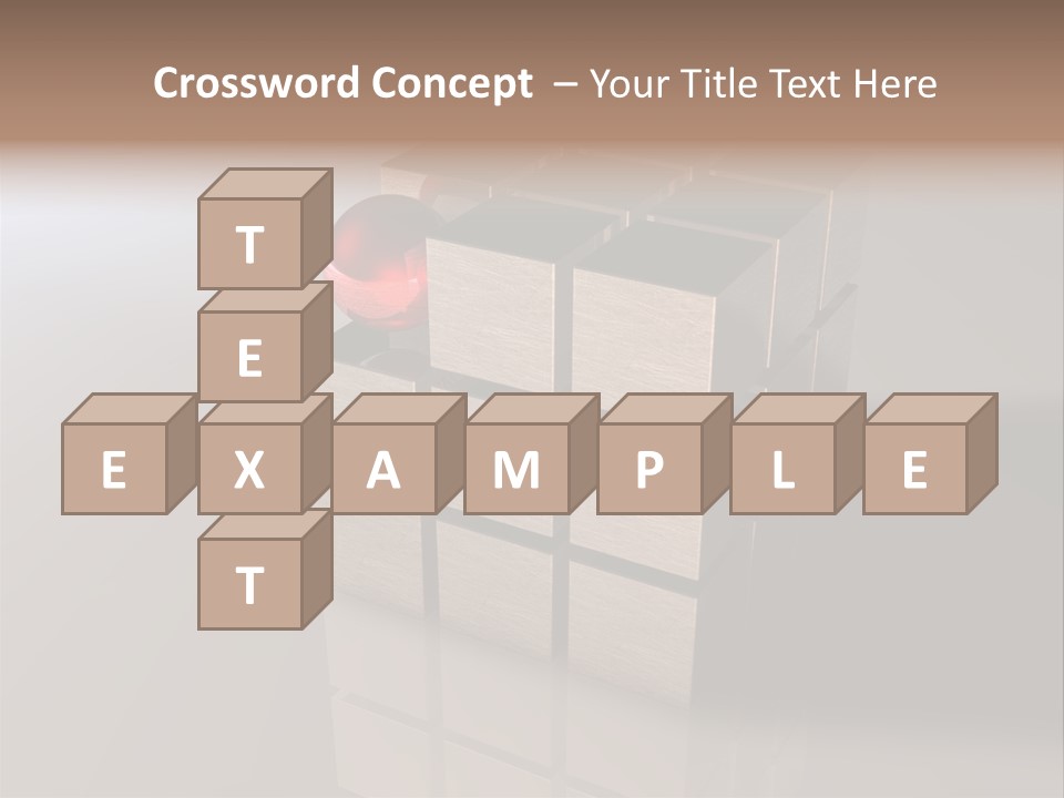 Puzzle Bauen Baustein PowerPoint Template