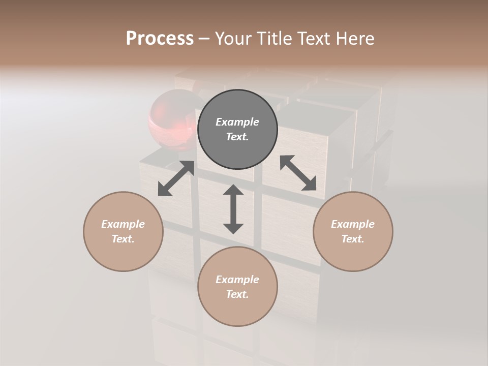 Puzzle Bauen Baustein PowerPoint Template