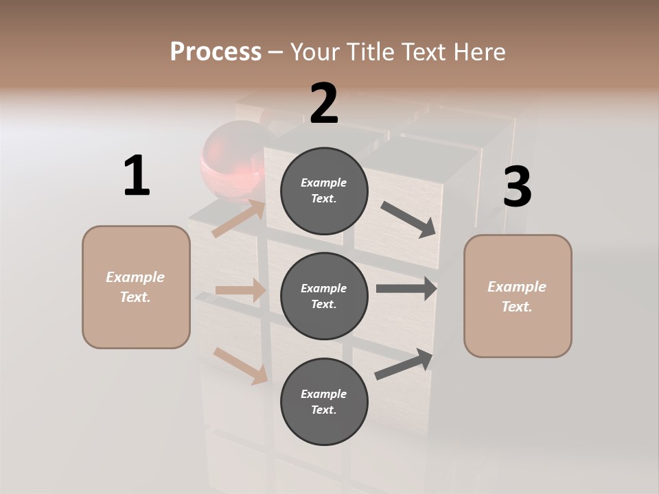 Puzzle Bauen Baustein PowerPoint Template