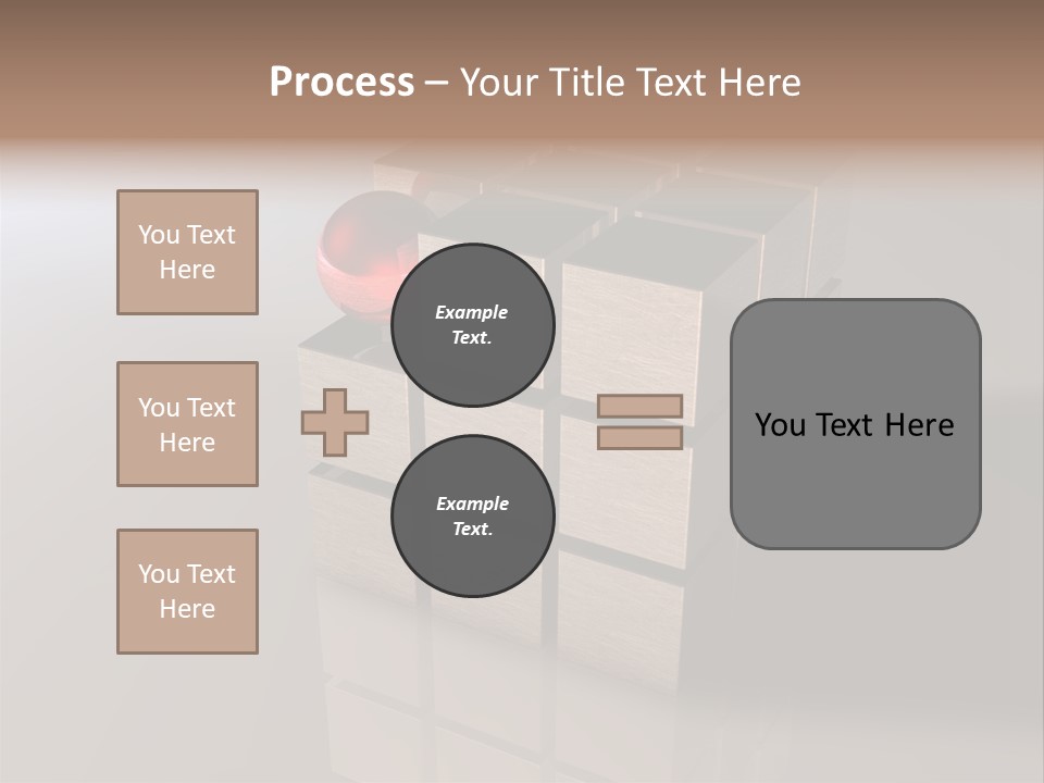 Puzzle Bauen Baustein PowerPoint Template