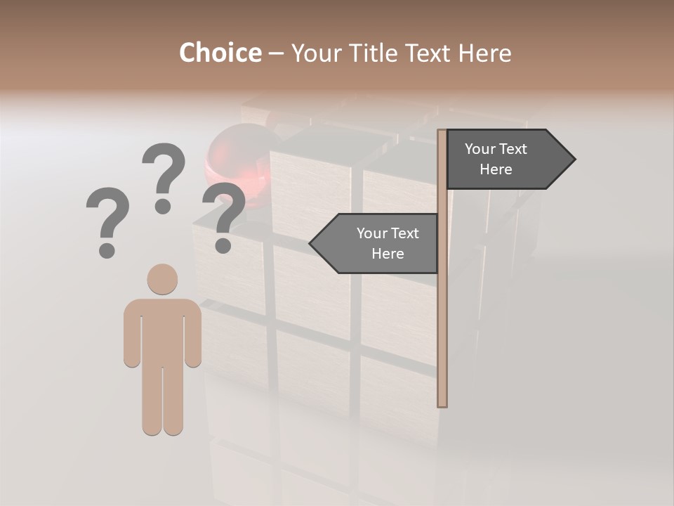 Puzzle Bauen Baustein PowerPoint Template