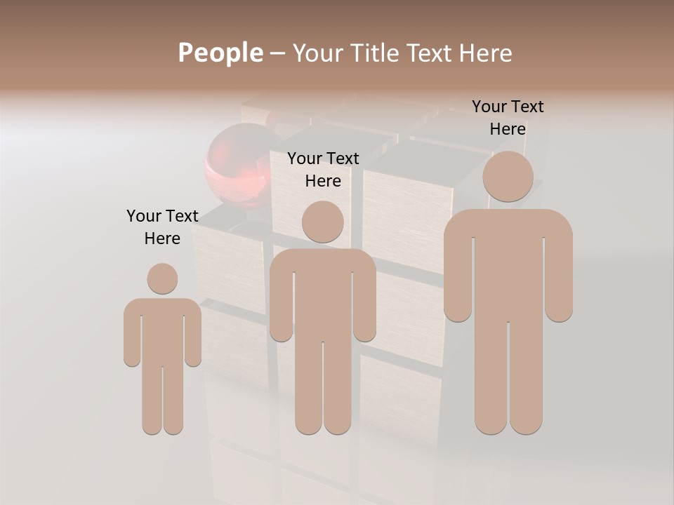 Puzzle Bauen Baustein PowerPoint Template