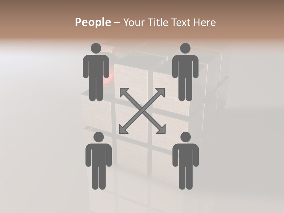 Puzzle Bauen Baustein PowerPoint Template