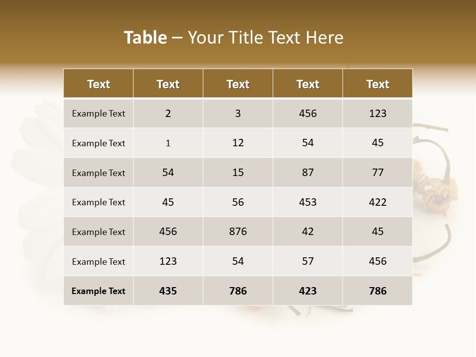 White Natural Nature PowerPoint Template