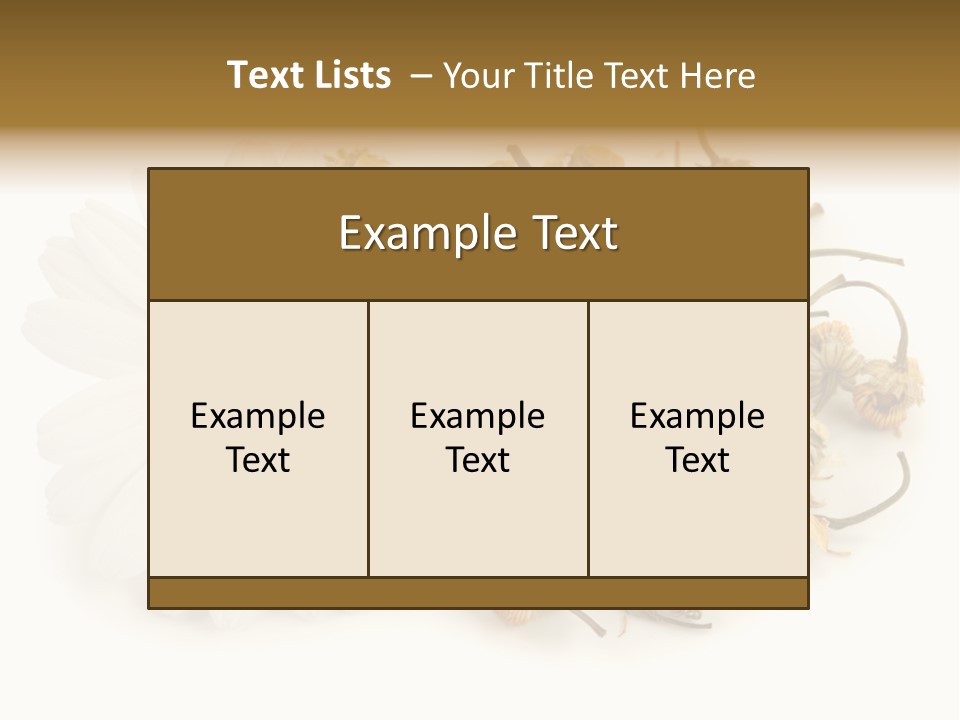 White Natural Nature PowerPoint Template