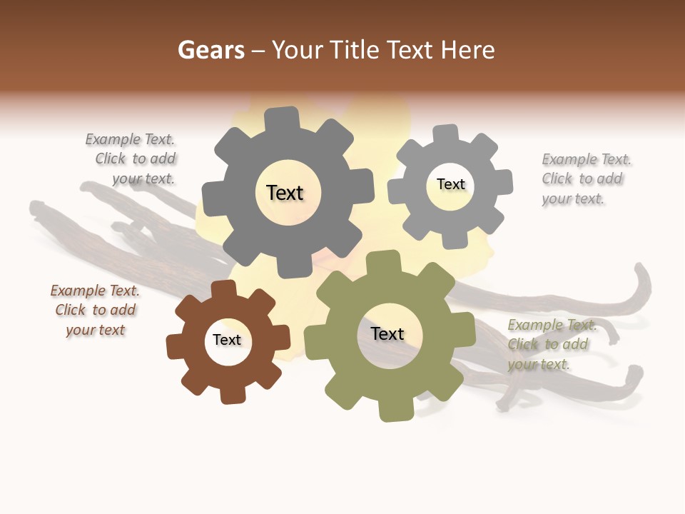 Weihnachten Vanillinzucker Gew PowerPoint Template