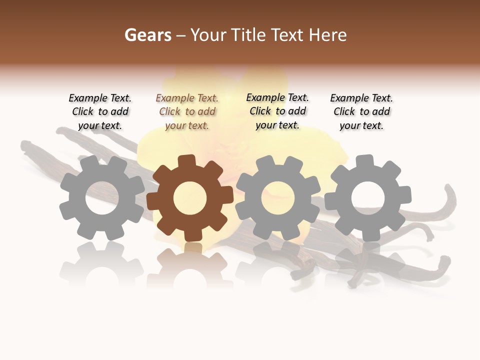 Weihnachten Vanillinzucker Gew PowerPoint Template