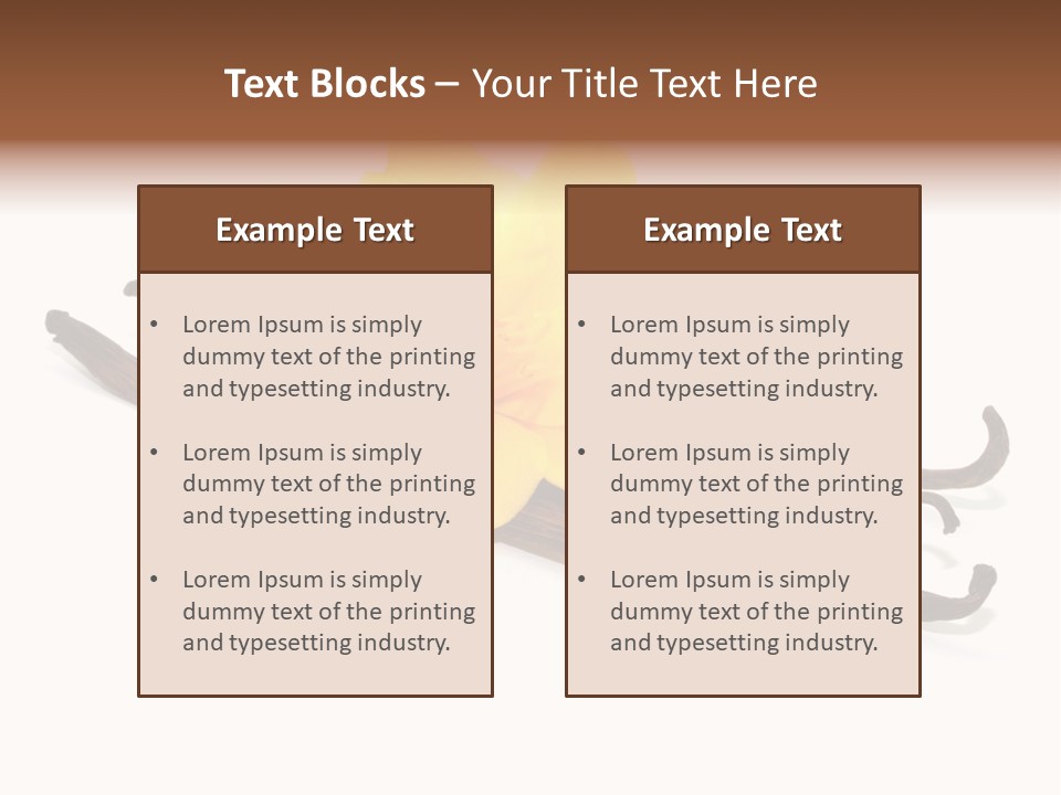 Weihnachten Vanillinzucker Gew PowerPoint Template