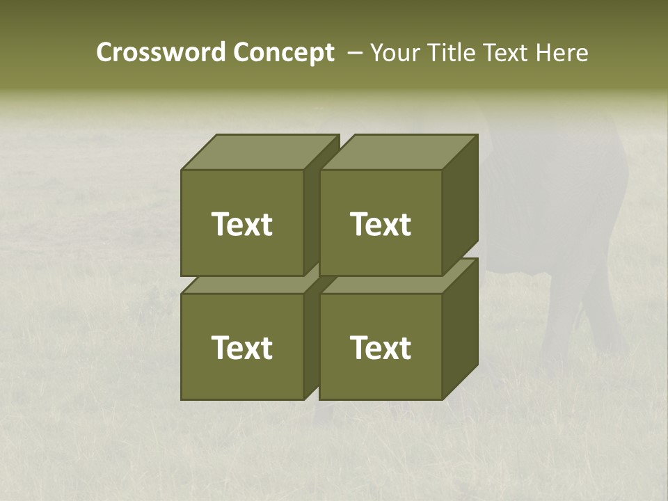 Grande Safari Elefante PowerPoint Template