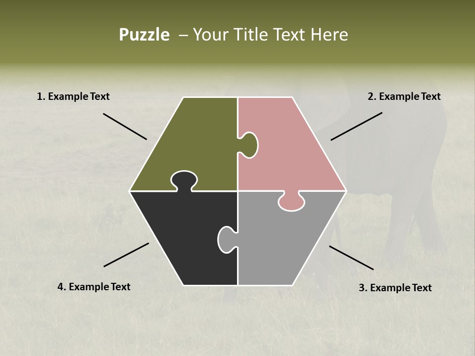 Grande Safari Elefante PowerPoint Template