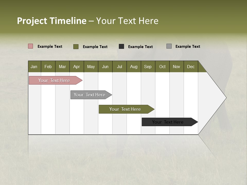 Grande Safari Elefante PowerPoint Template