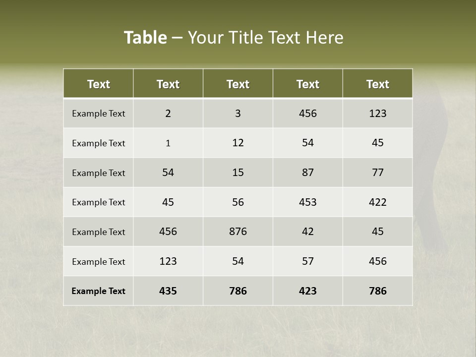Grande Safari Elefante PowerPoint Template