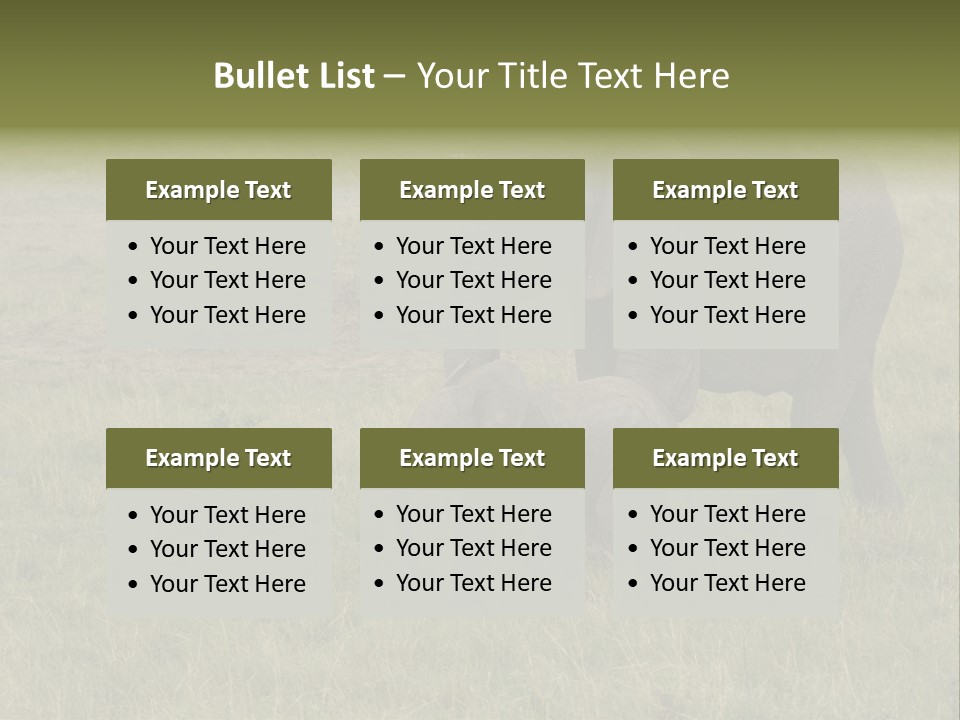 Grande Safari Elefante PowerPoint Template