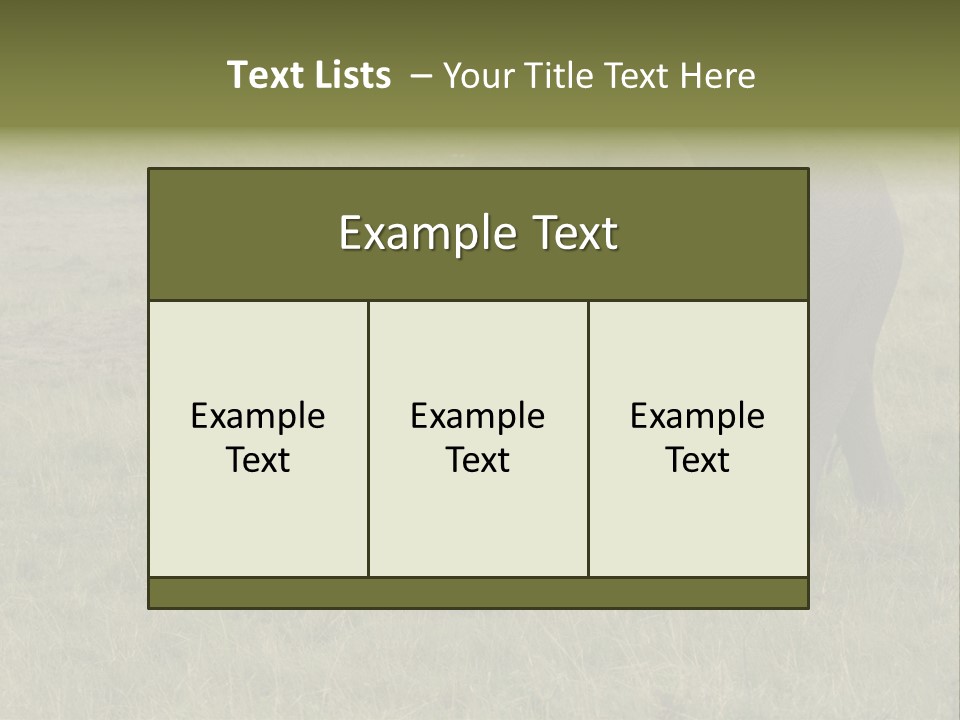 Grande Safari Elefante PowerPoint Template