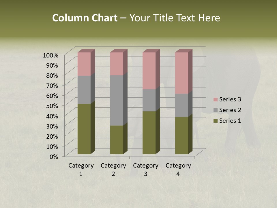 Grande Safari Elefante PowerPoint Template