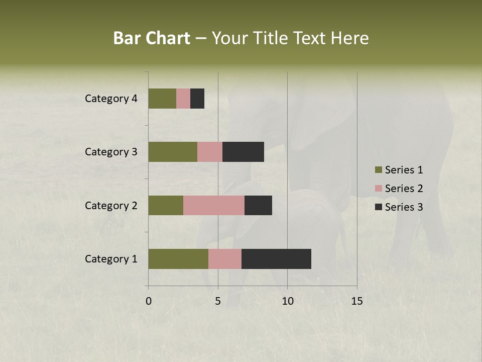 Grande Safari Elefante PowerPoint Template