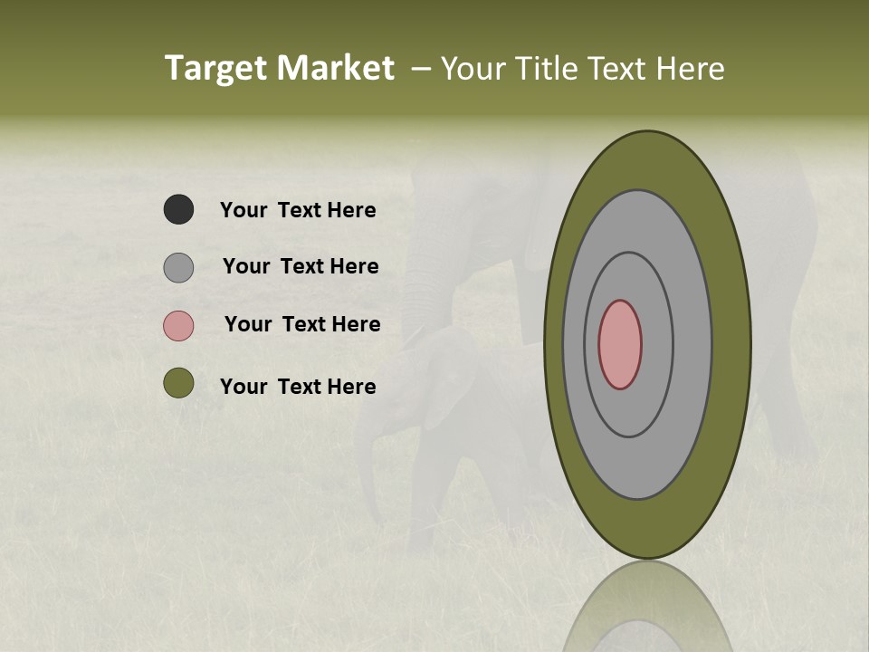 Grande Safari Elefante PowerPoint Template