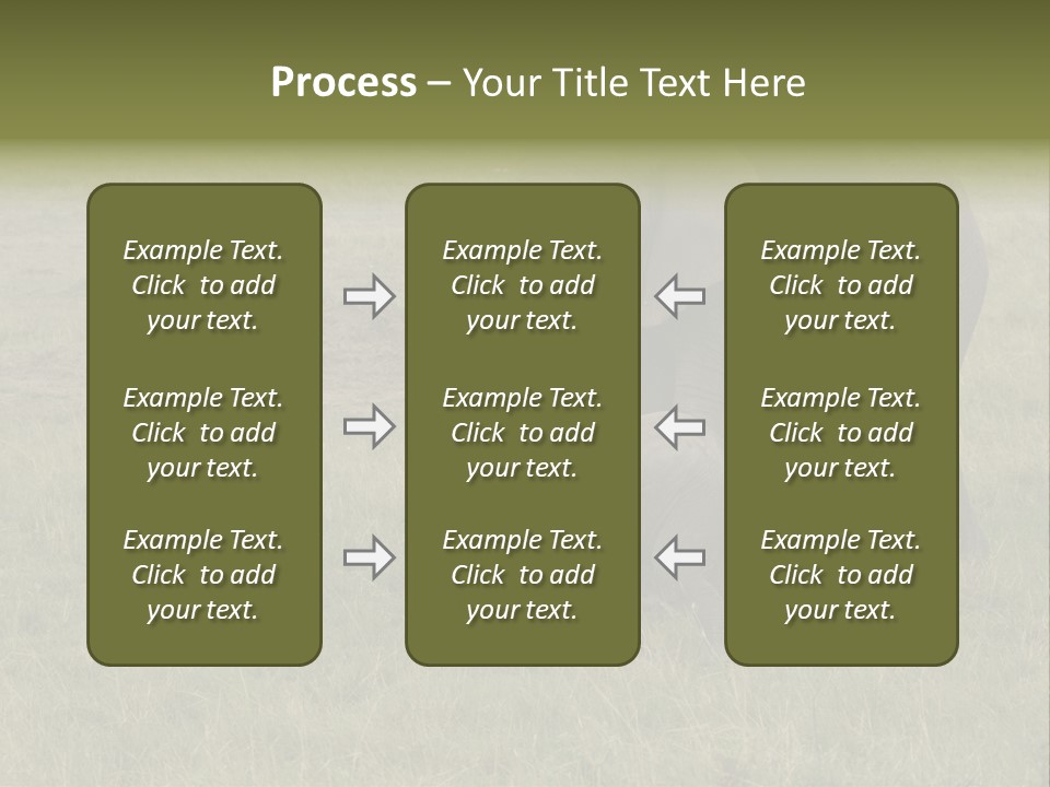 Grande Safari Elefante PowerPoint Template