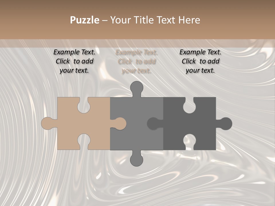 Shiny Metal Illustration PowerPoint Template