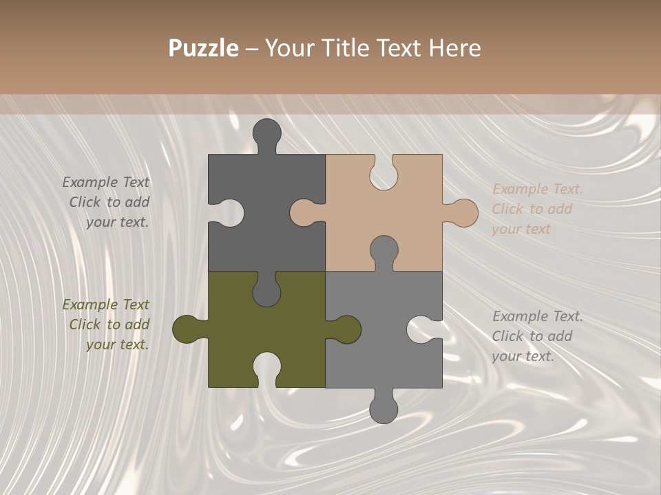 Shiny Metal Illustration PowerPoint Template