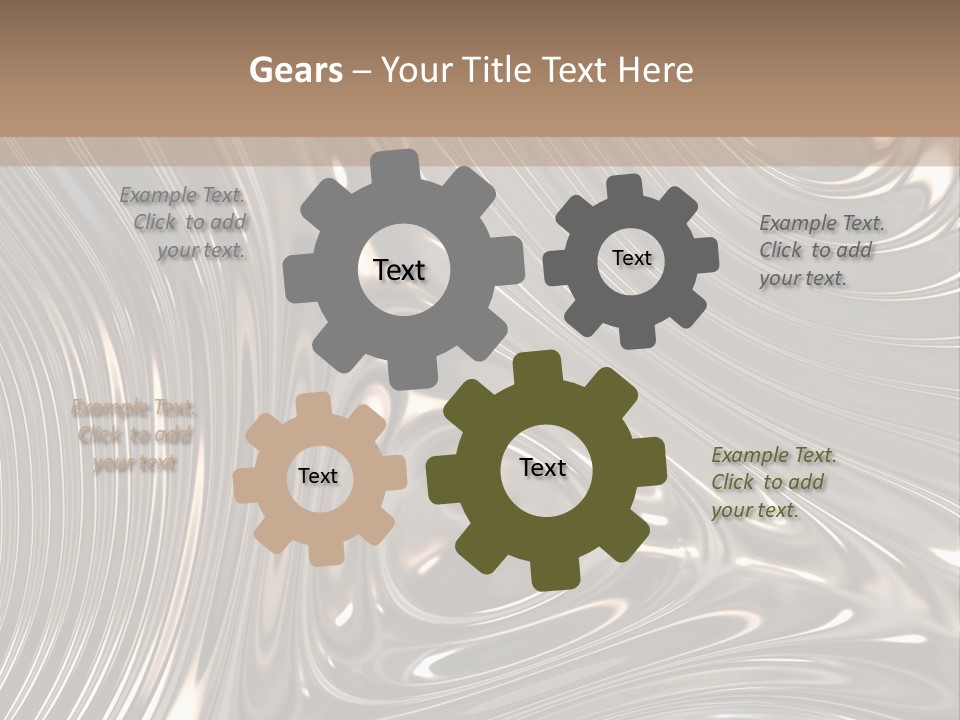 Shiny Metal Illustration PowerPoint Template