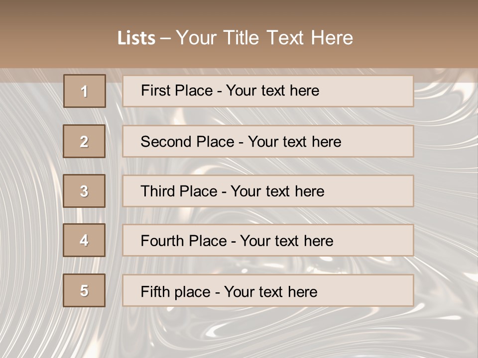 Shiny Metal Illustration PowerPoint Template