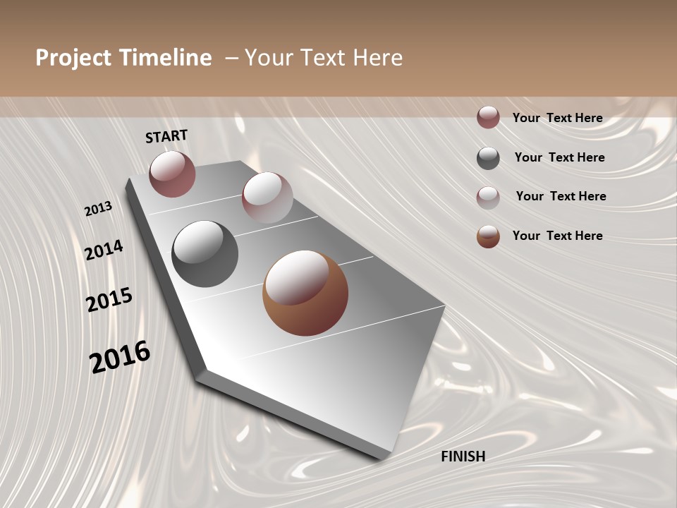 Shiny Metal Illustration PowerPoint Template
