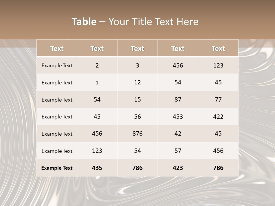 Shiny Metal Illustration PowerPoint Template