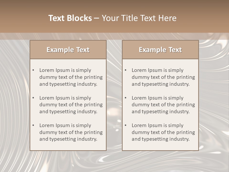 Shiny Metal Illustration PowerPoint Template