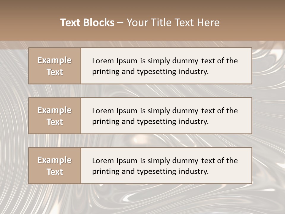 Shiny Metal Illustration PowerPoint Template