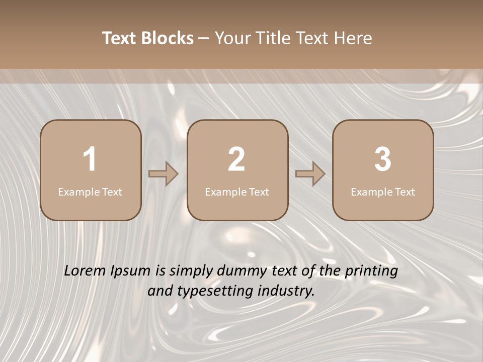 Shiny Metal Illustration PowerPoint Template