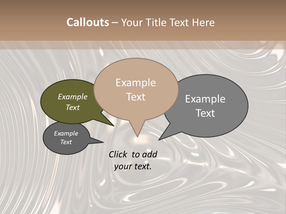 Shiny Metal Illustration PowerPoint Template