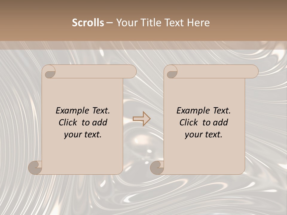 Shiny Metal Illustration PowerPoint Template