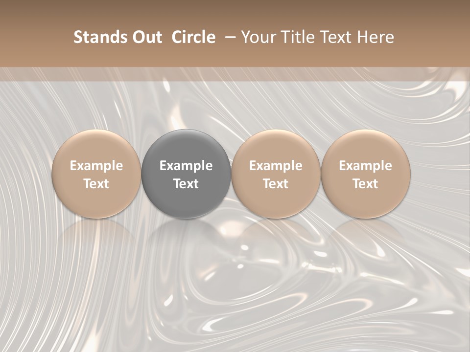 Shiny Metal Illustration PowerPoint Template