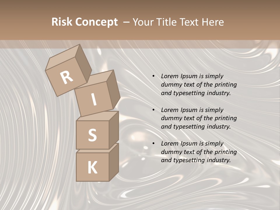 Shiny Metal Illustration PowerPoint Template