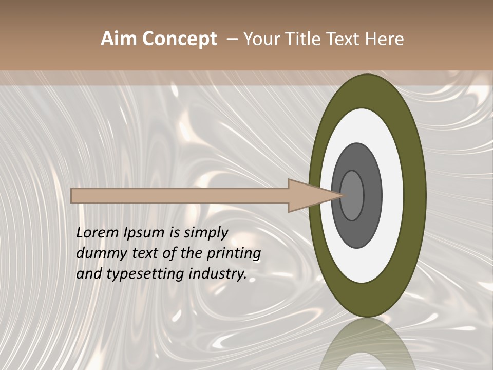Shiny Metal Illustration PowerPoint Template