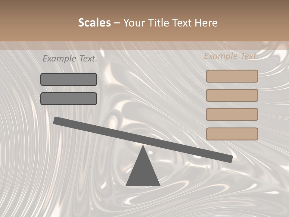Shiny Metal Illustration PowerPoint Template