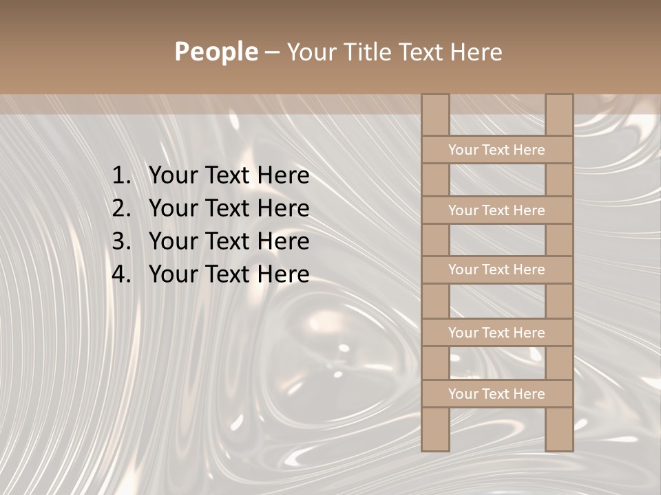 Shiny Metal Illustration PowerPoint Template