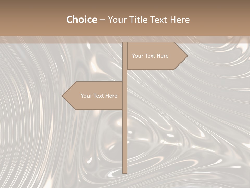 Shiny Metal Illustration PowerPoint Template