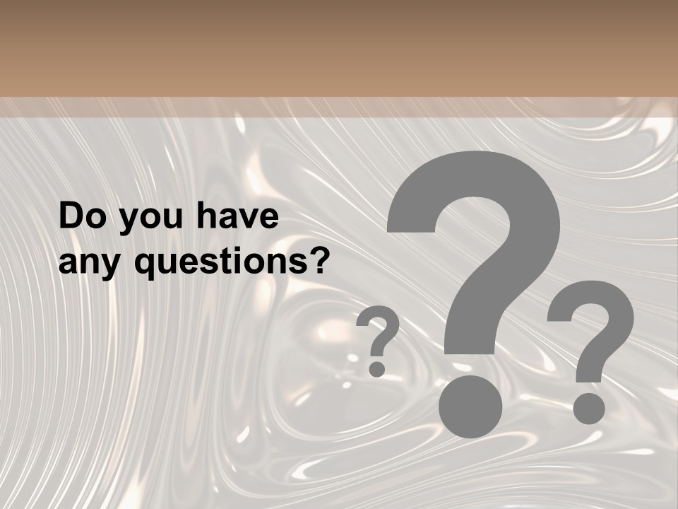 Shiny Metal Illustration PowerPoint Template