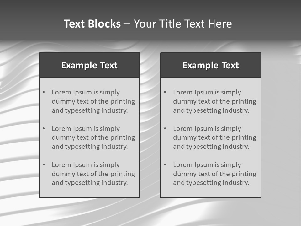 Aluminum Abstract Design PowerPoint Template