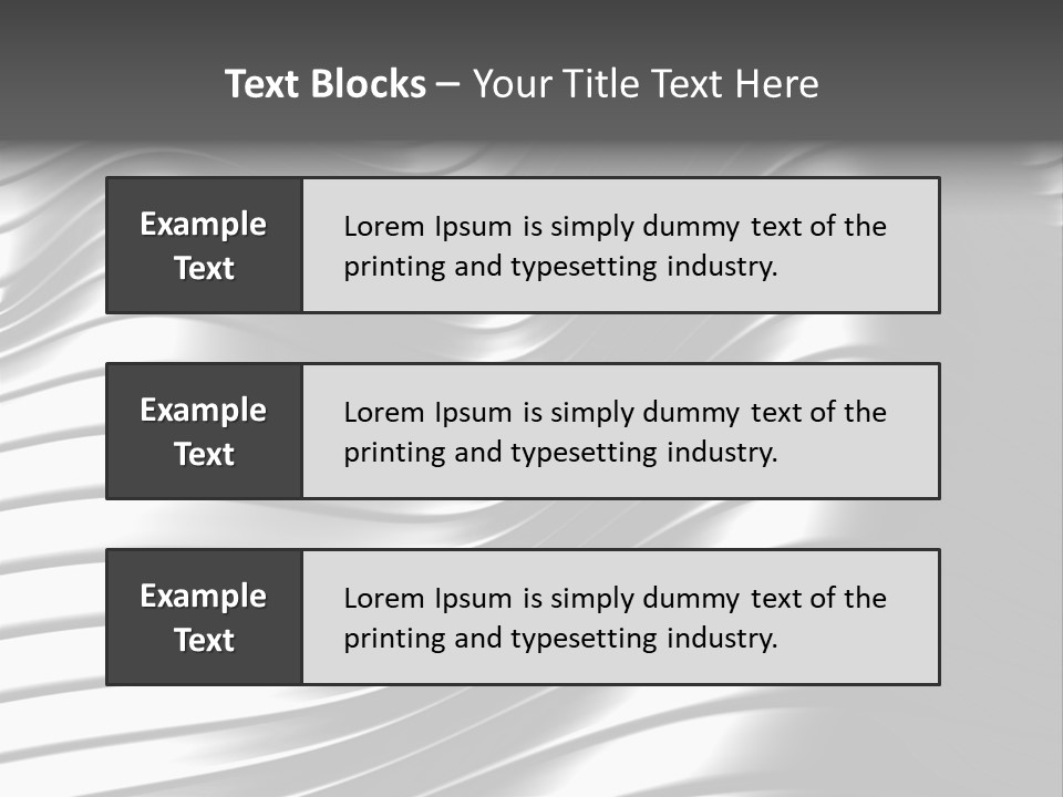 Aluminum Abstract Design PowerPoint Template