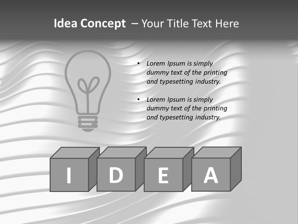 Aluminum Abstract Design PowerPoint Template