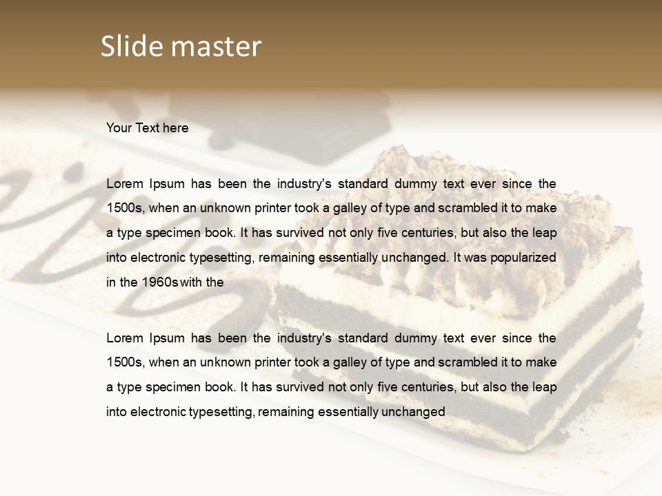 Cheese Italy Coffee PowerPoint Template