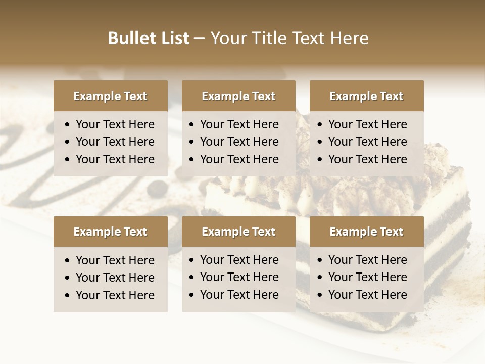 Cheese Italy Coffee PowerPoint Template