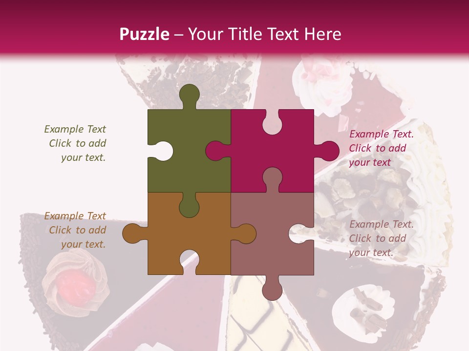 Commercial Slice Bake PowerPoint Template