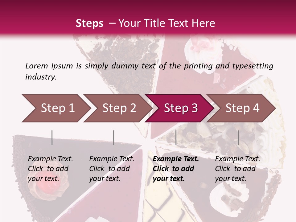 Commercial Slice Bake PowerPoint Template